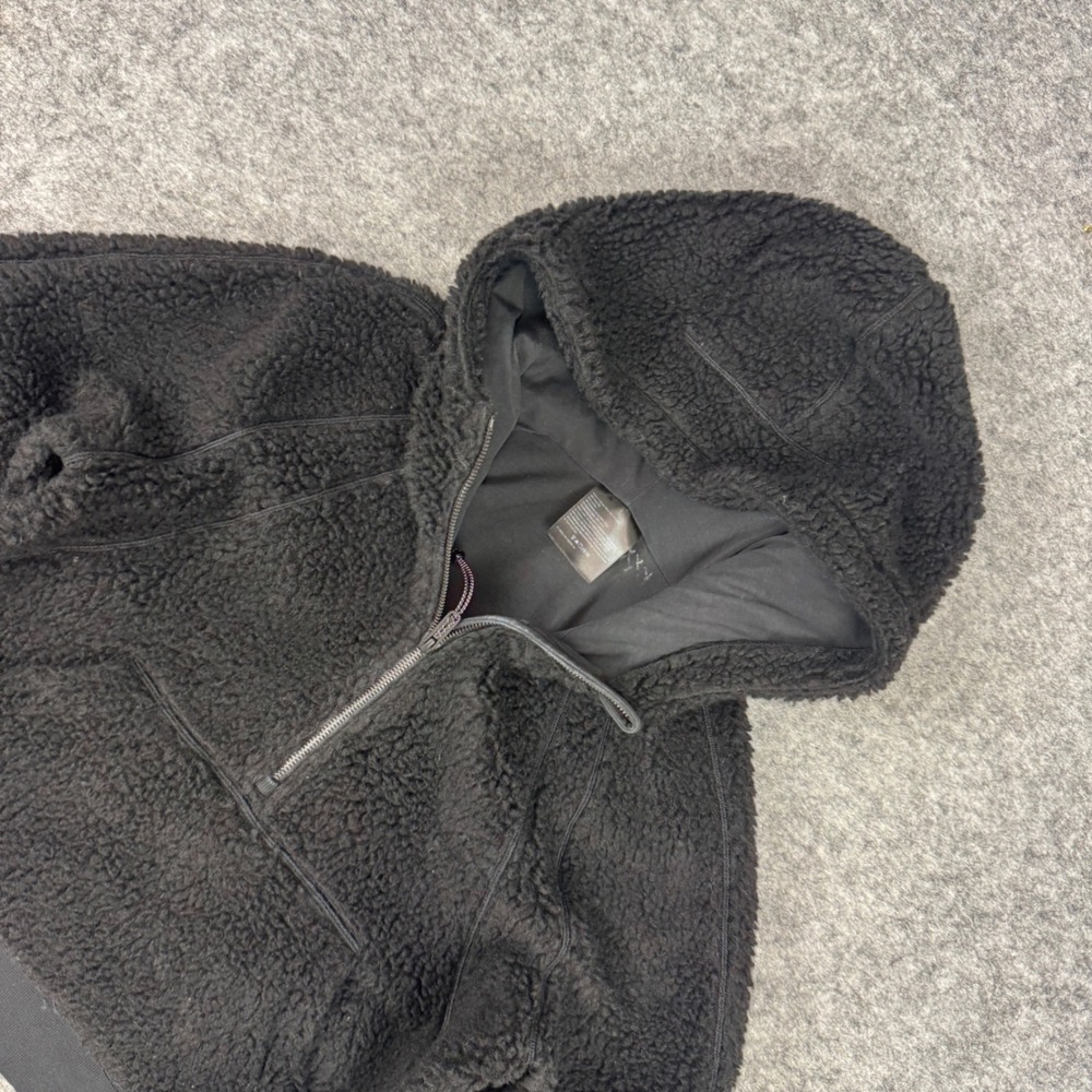 Lululemon Scuba Oversized Half Zip Fleece Hoodie Black XS/S LW3EN8S